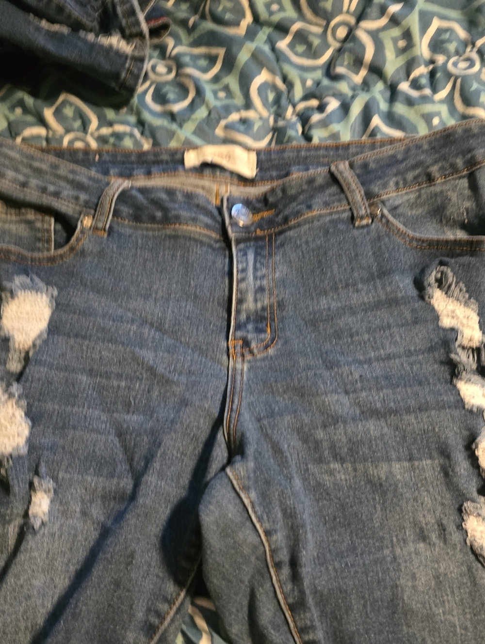 Blue Distressed Women’s Jeans BRAND is 126 Jeans